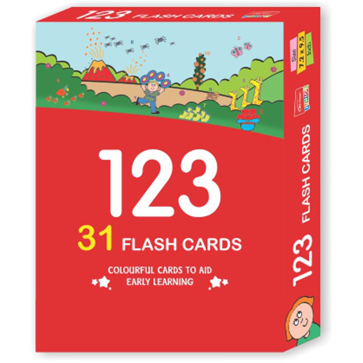 31 FLASH CARDS OF COUNTING