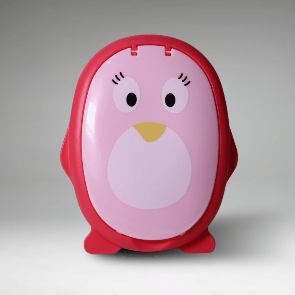 LUNCH BOX PENGUIN THEME WITH SPOON AND FORK