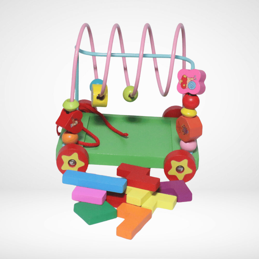 BEADS TRAILER WOODEN TOY WP-042