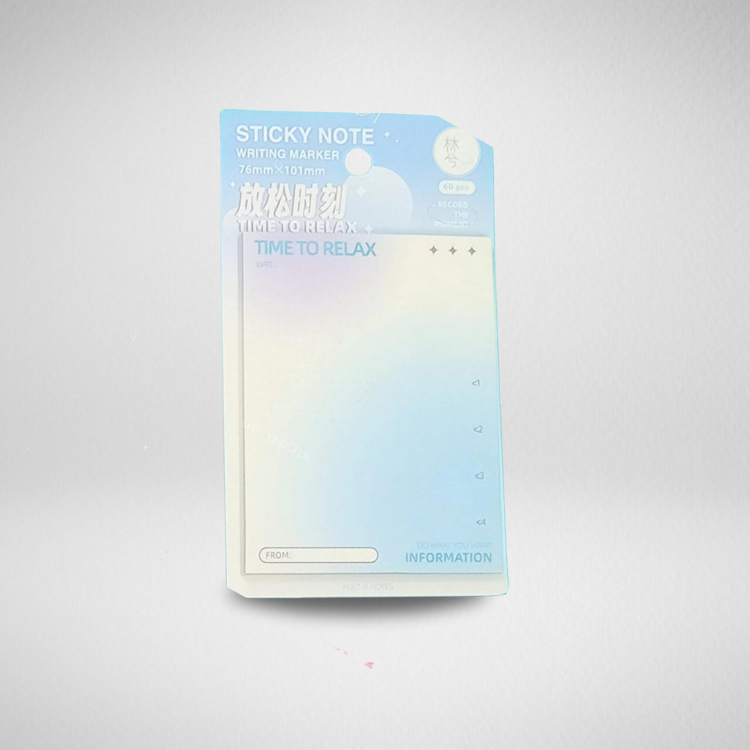 FANCY STICKY NOTES 76x101mm LX-83004