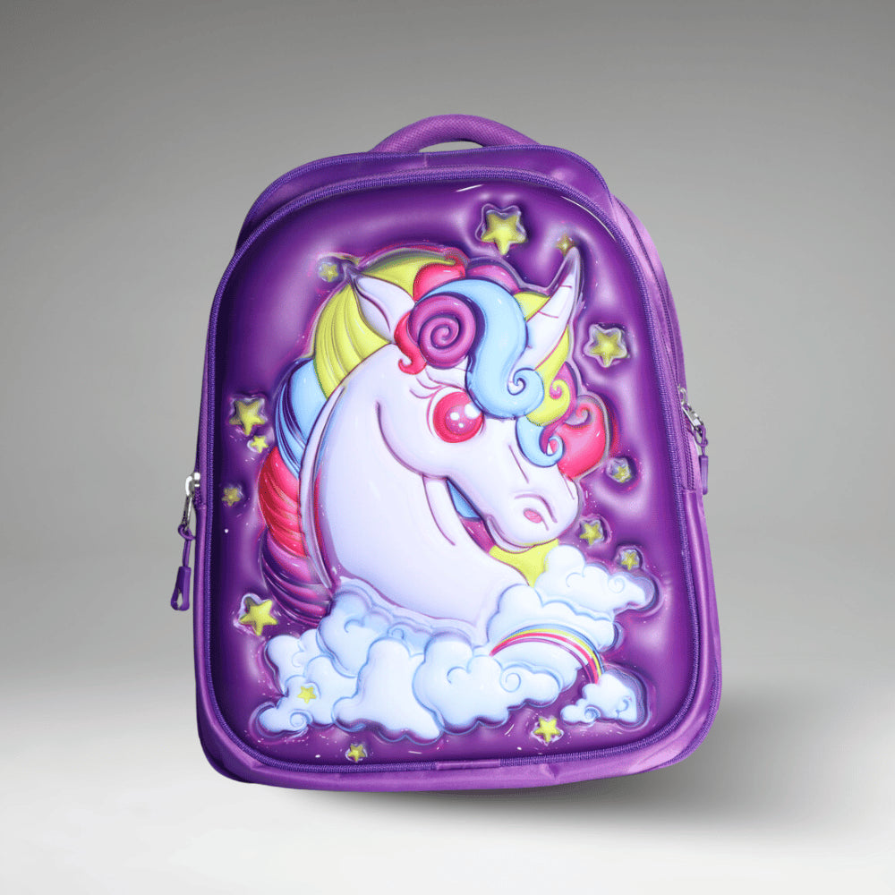SHOULDER BAG EMBOSS 14" RAINBOW UNICORN 2024