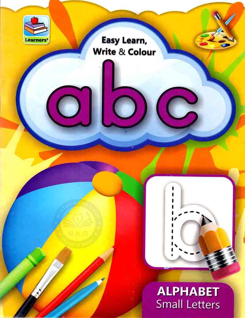 EASY LEARN, WRITE & COLOUR SMALL ABC