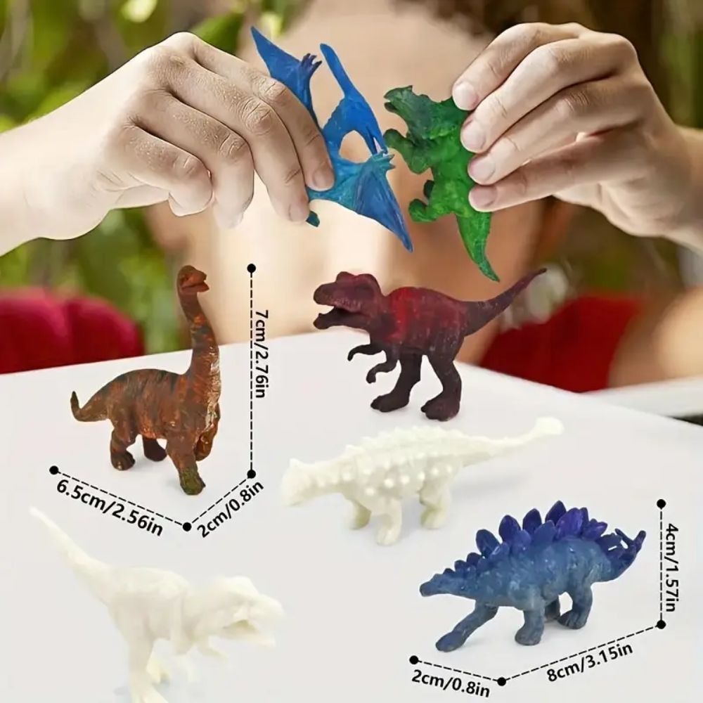 6pcs Children's Dinosaur Painting Set