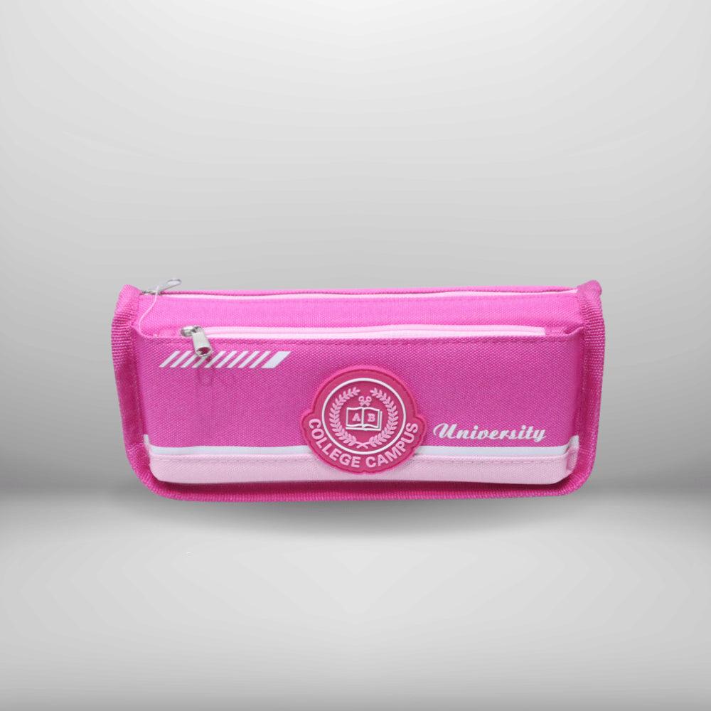 PENCIL POUCH ZIPPER CASE UNIVERSITY 6757