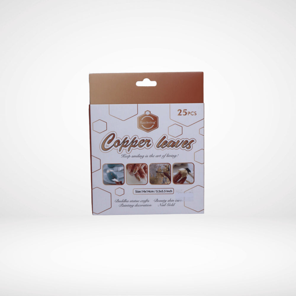KEEPSMILING COPPER LEAVES 25PCS 0003C