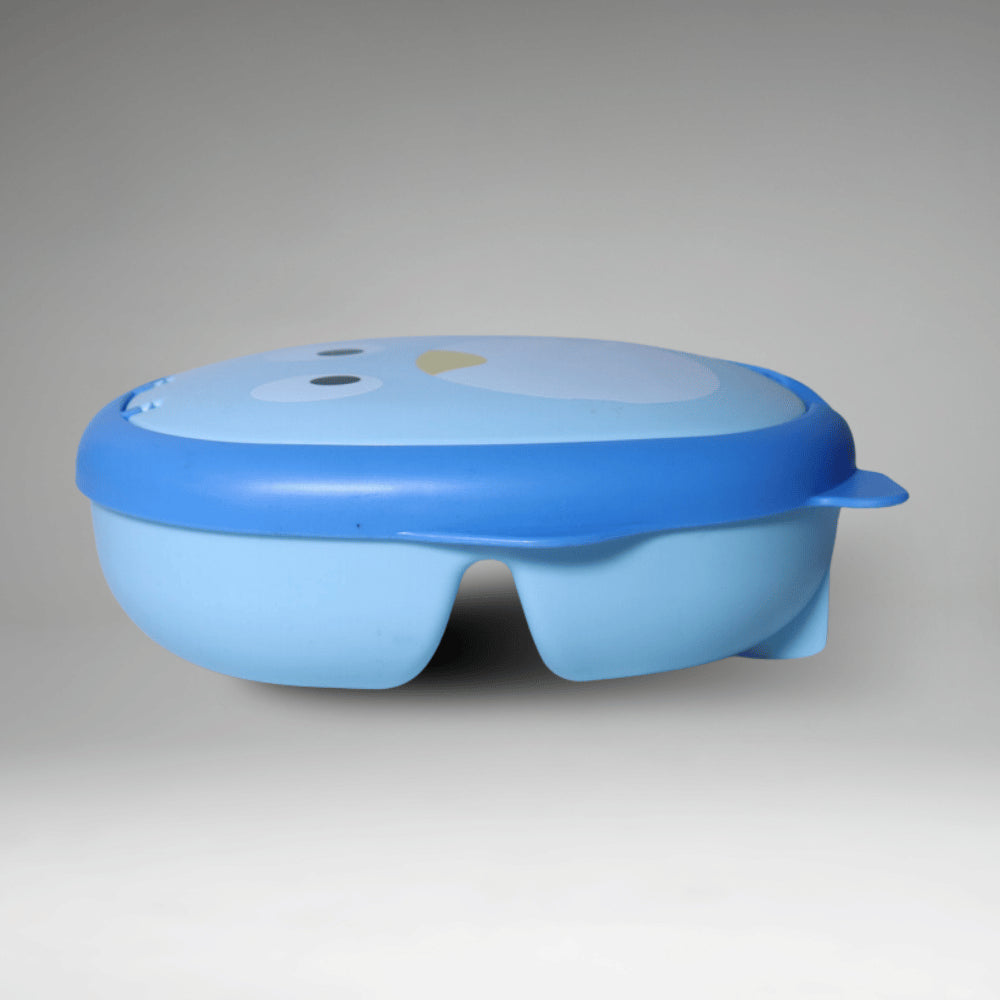 LUNCH BOX PENGUIN THEME WITH SPOON AND FORK