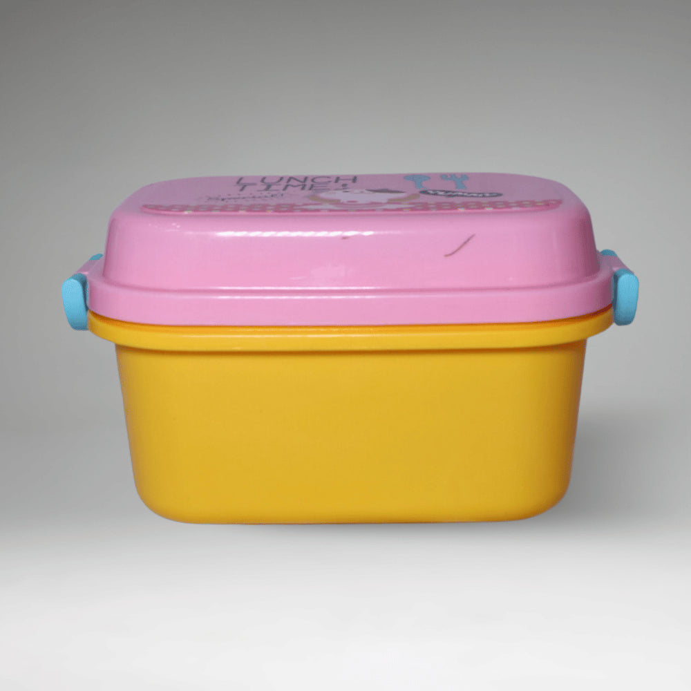 LUNCH BOX 2 PARTITIONS WITH SPOON AND FORK