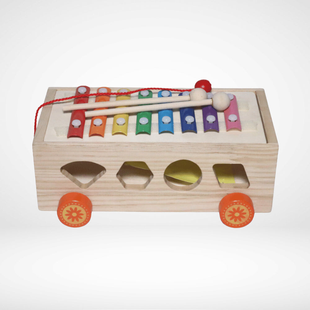 WOODEN PEG SHAPE MATCHING TRAILER
