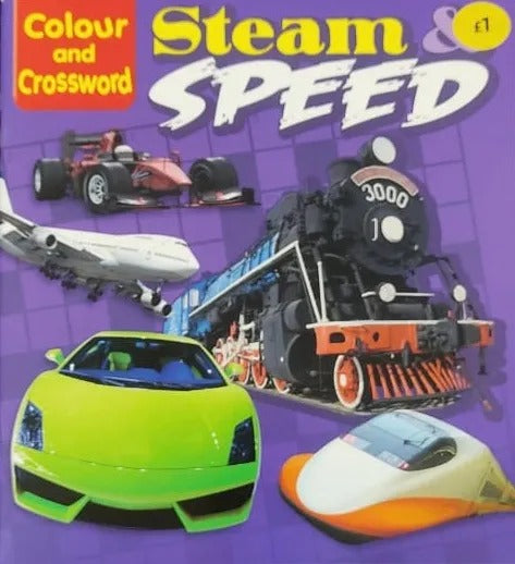 COLOUR AND CROSSWORD STEAM & SPEED