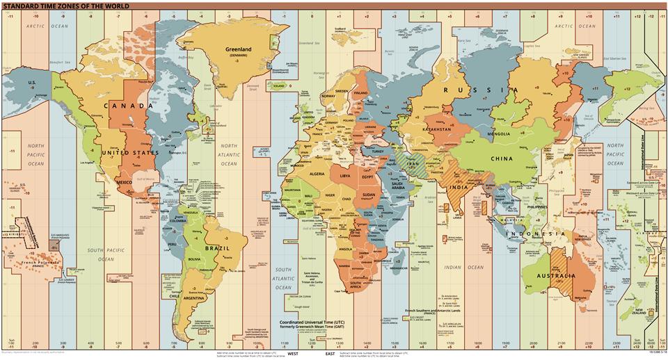 THE WORLD MAP PANAFLEX POSTER