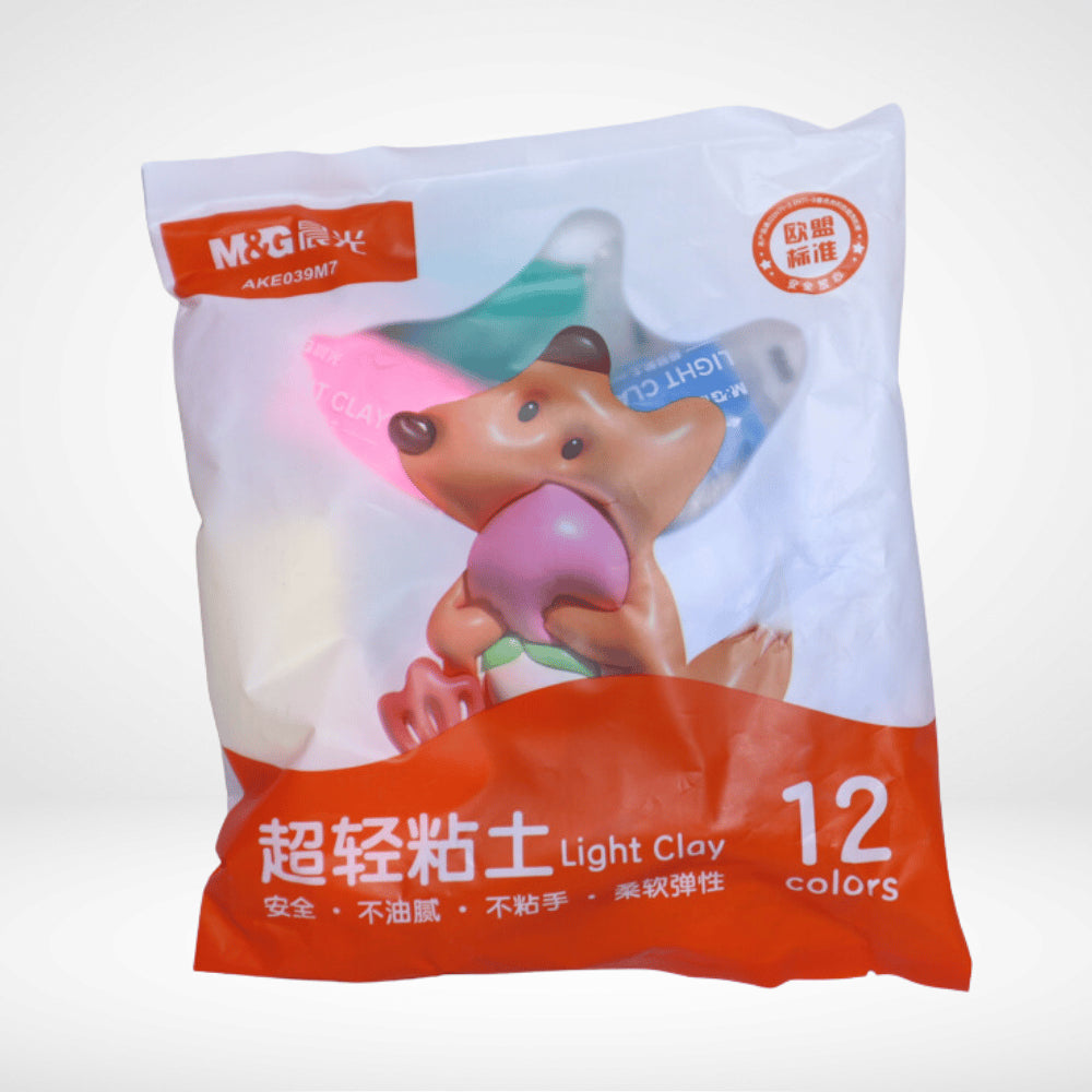 M&G FOAMIC LIGHT CLAY 12 COLORS