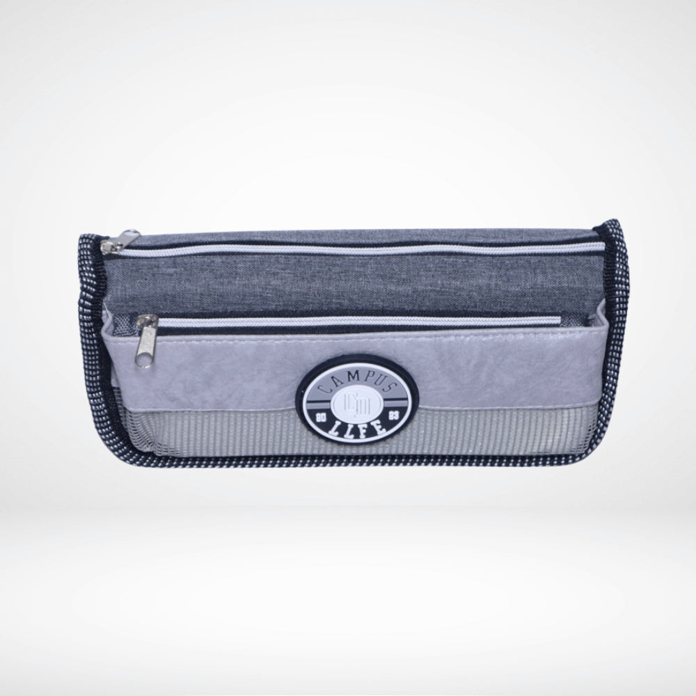 PENCIL POUCH LEATHER THEME CAMPUS LIFE 8038