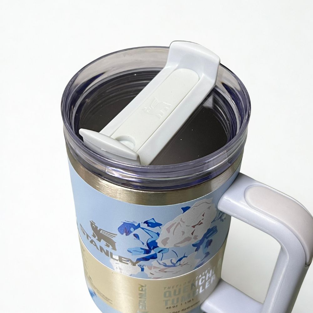 Floral Stanley Flowstate Tumbler 'The Quencher H2.0' 1.18L