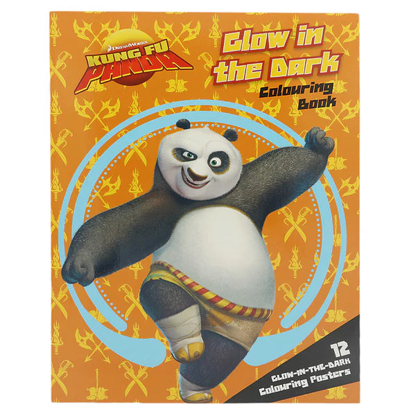 KUNG FU PANDA GLOW IN THE DARK COLOURING BOOK