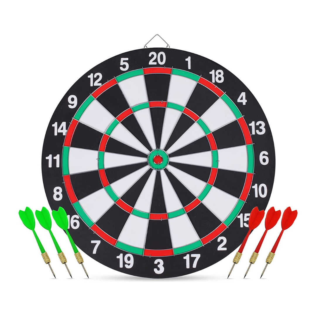 DART BOARD LARGE WITH DARTS 1701