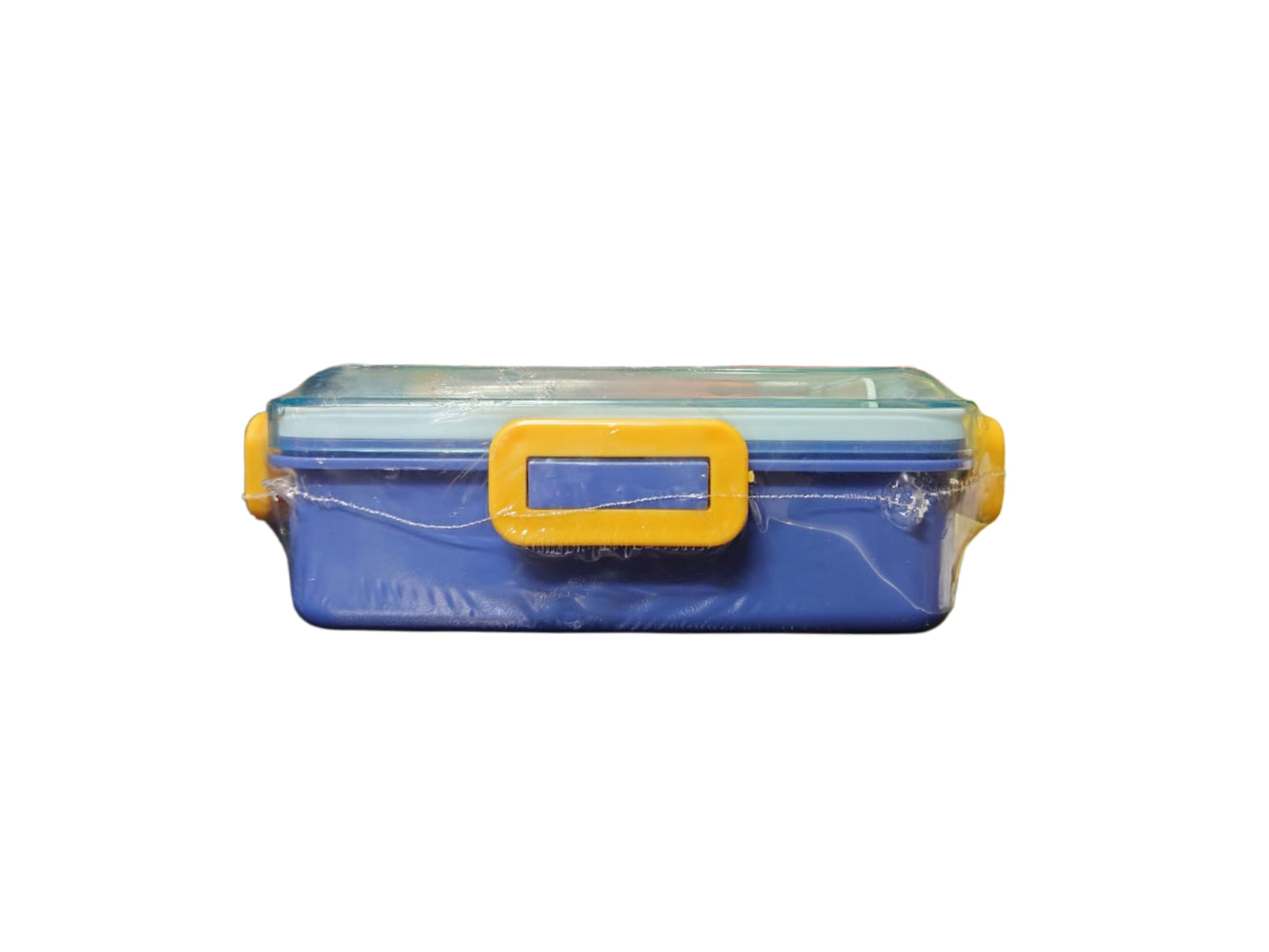 CUTE LUNCH BOX WITH SPOON/FOLK AND ADJUSTABLE PARTITION