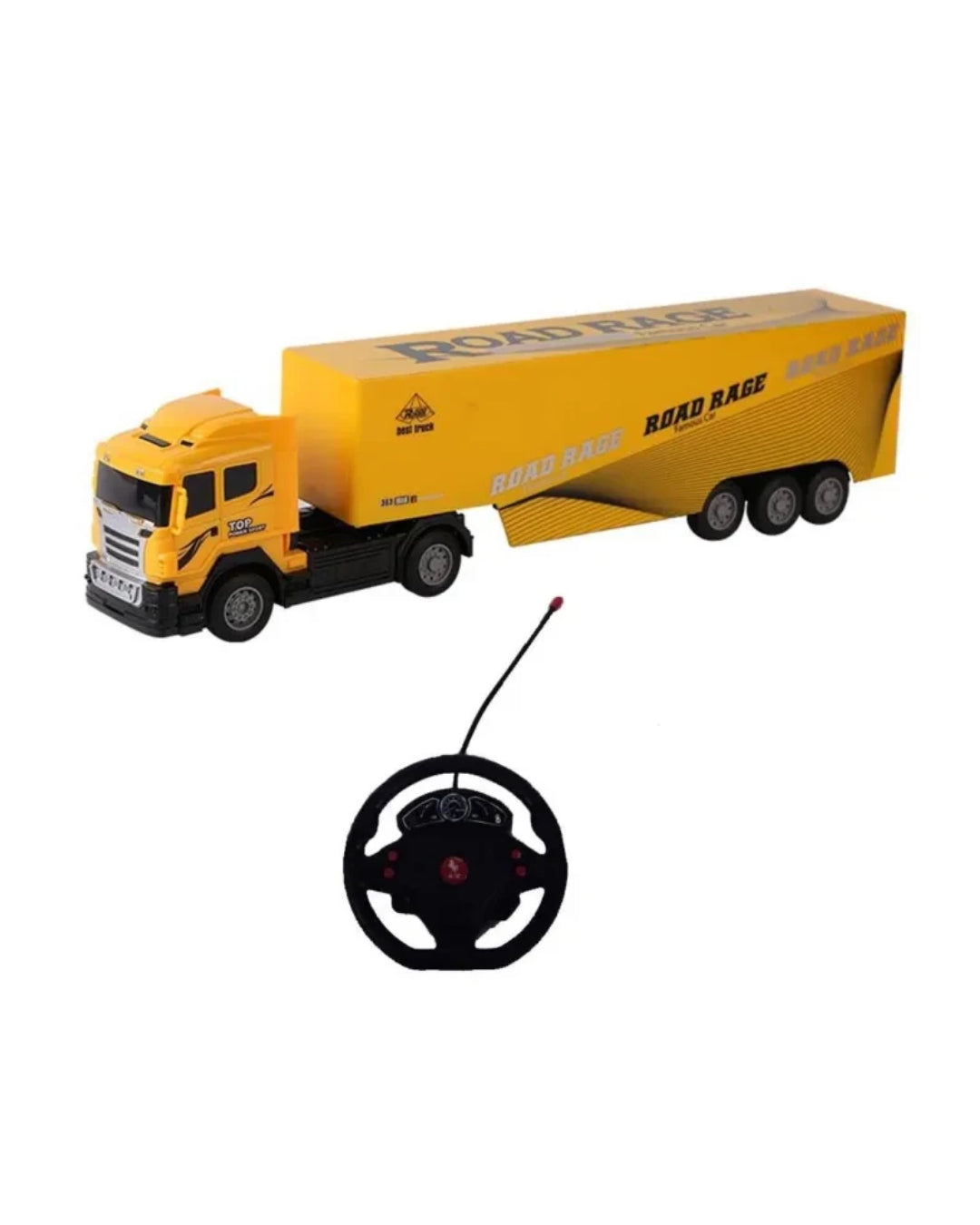 HEAVY SIMULATION TRUCK WITH WHEEL REMOTE CONTROL