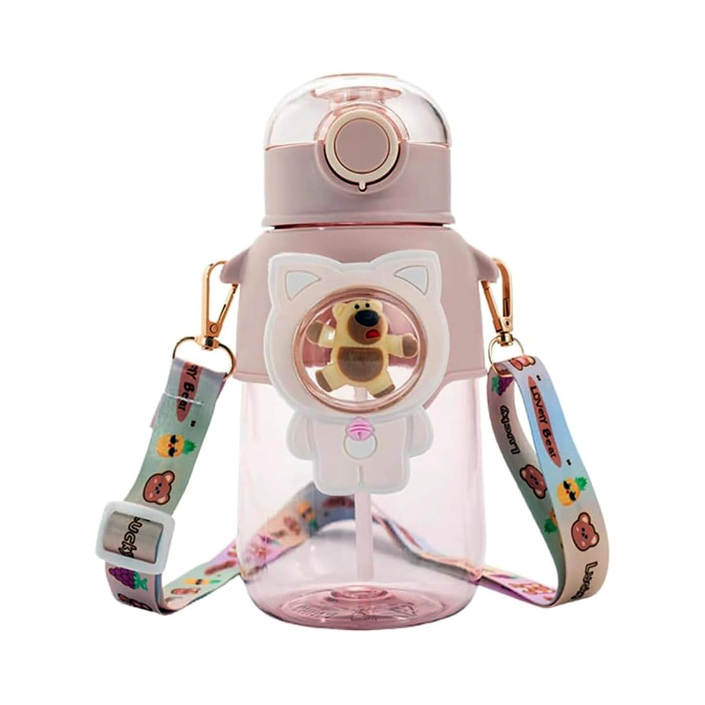 Kidology Bear Transparent Sipper Bottles