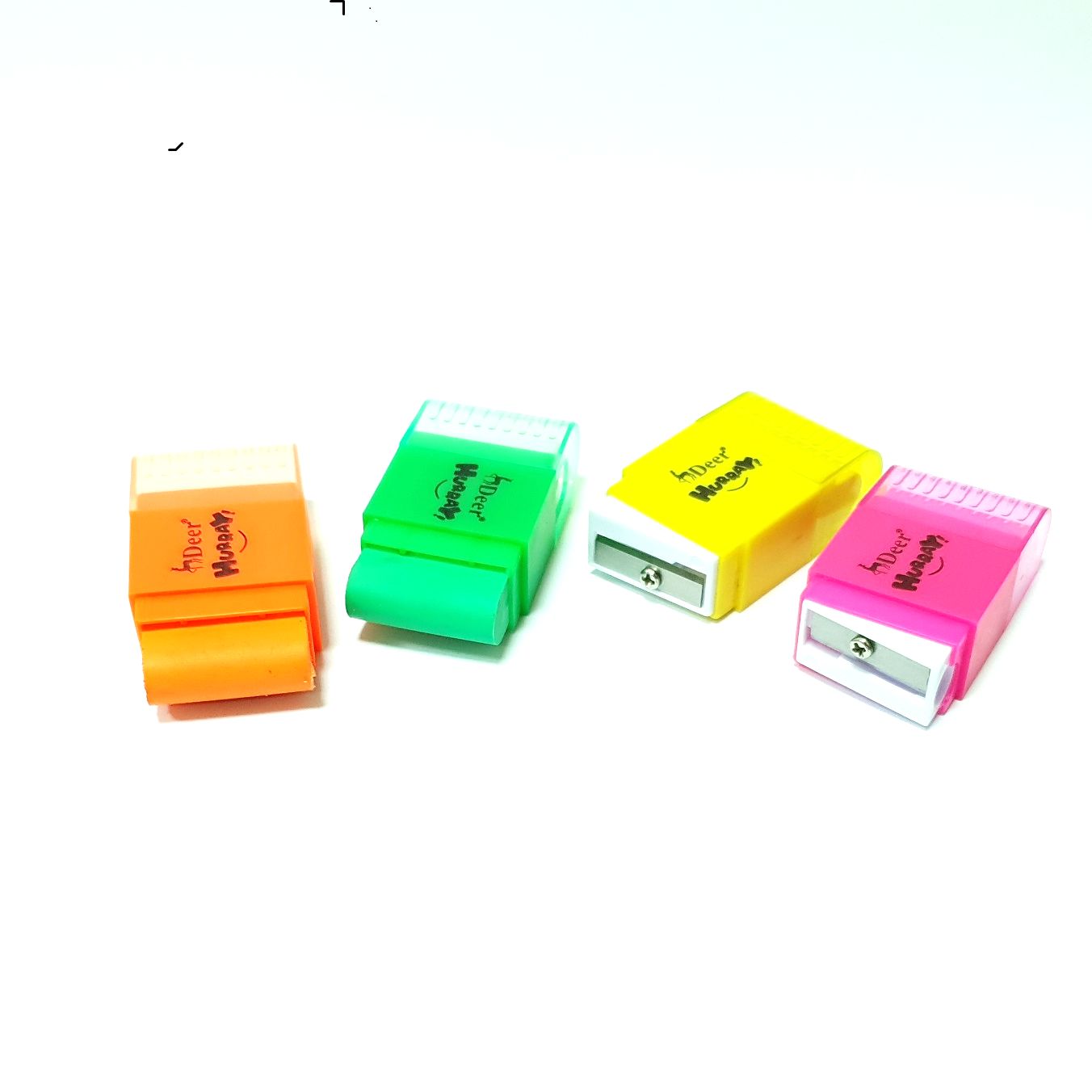 DEER HURRAY ERASER + SHARPENER DUAL FUN