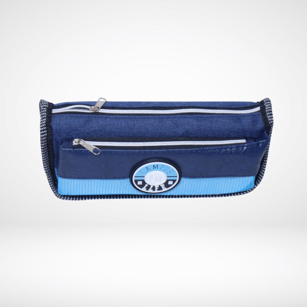 PENCIL POUCH LEATHER THEME CAMPUS LIFE 8038