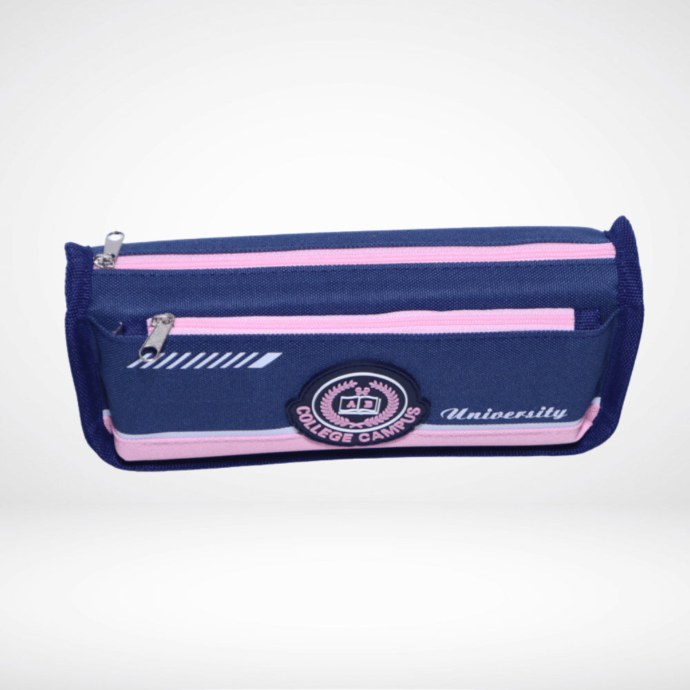 PENCIL POUCH ZIPPER CASE UNIVERSITY 6757