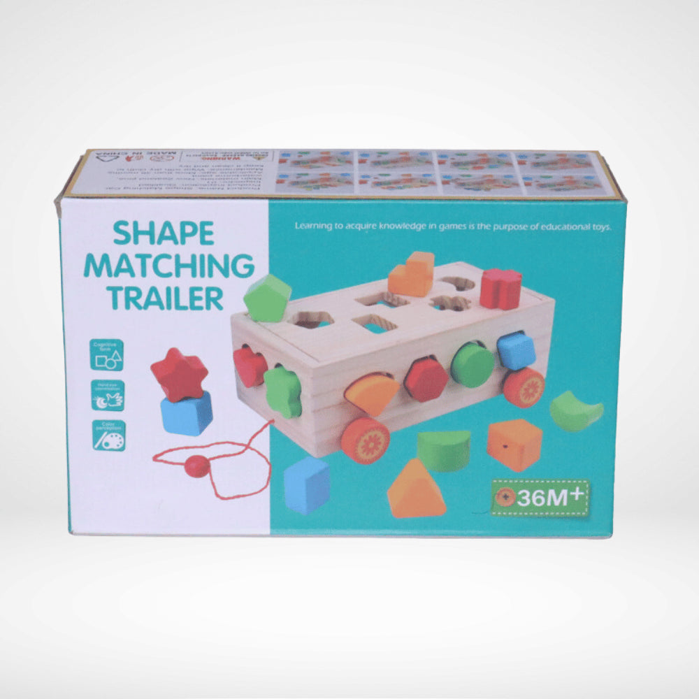 WOODEN PEG SHAPE MATCHING TRAILER
