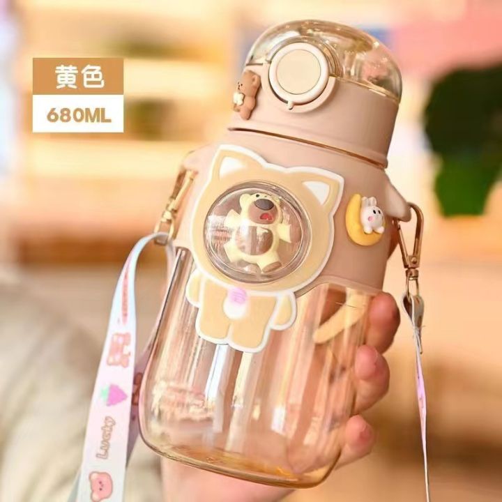 Kidology Bear Transparent Sipper Bottles