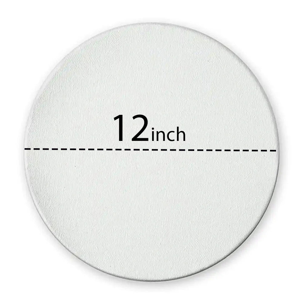 CANVAS BOARD SIMPLE ROUND 12"