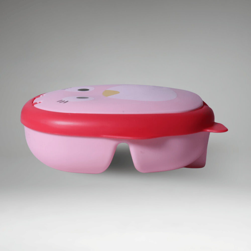 LUNCH BOX PENGUIN THEME WITH SPOON AND FORK