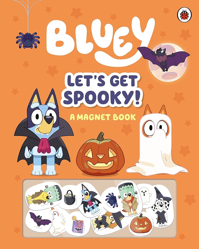 BLUEY LET'S GET SPOOKY A MAGNET BOOK