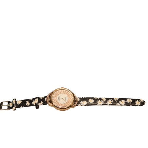 KMS QUARTZ WATCH FOR CAUSAL WEAR FOR WOMEN BLACK