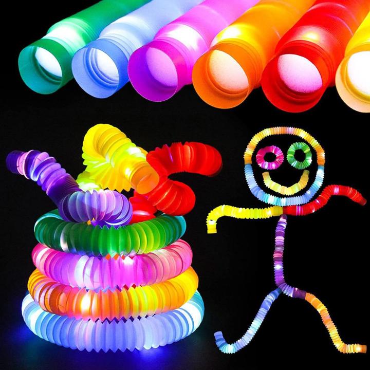 LIGHT UP POP PIPES 6PCS