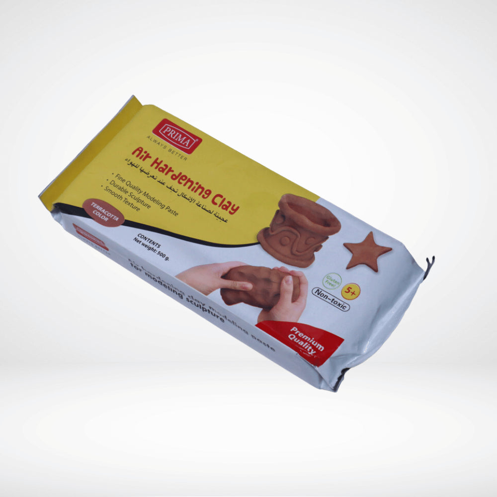 LIYUAN AIR DRY MODELING CLAY WHITE/BROWN 500GM