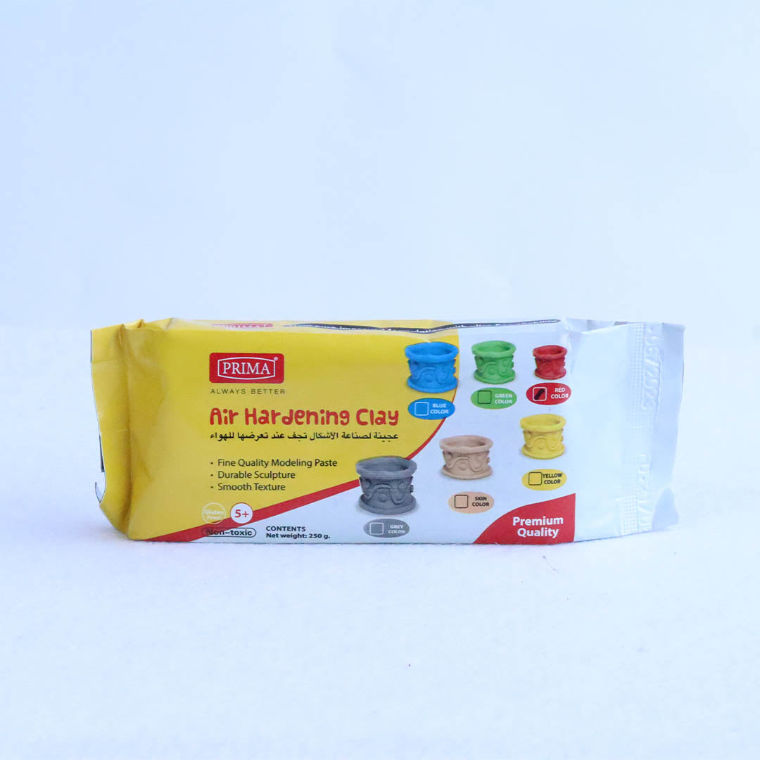 PRIMA AIR HARDENING CLAY COLOURED 250GMS