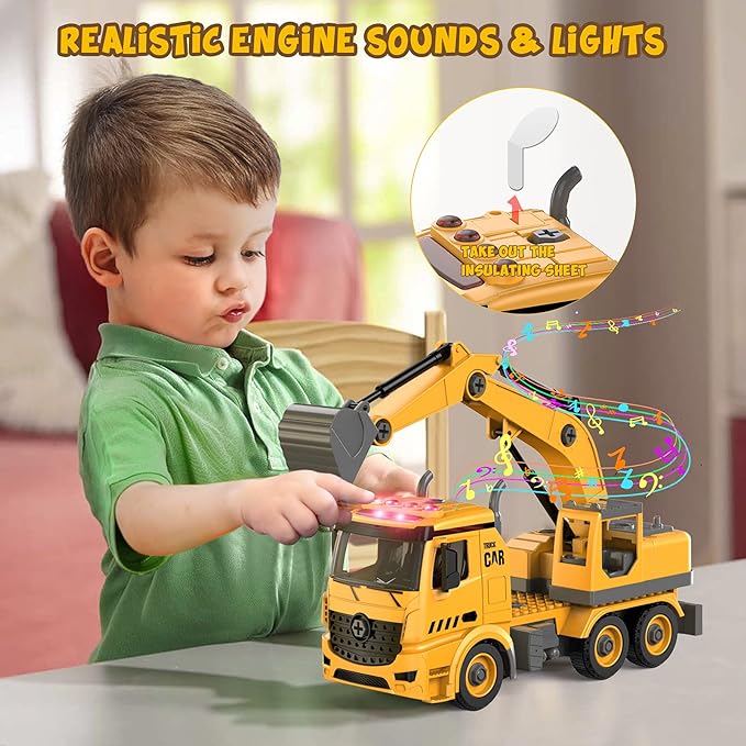 DIY BUILDING BLOCK ENGINEERING VEHICLE REPLACEABLE TOOLSET