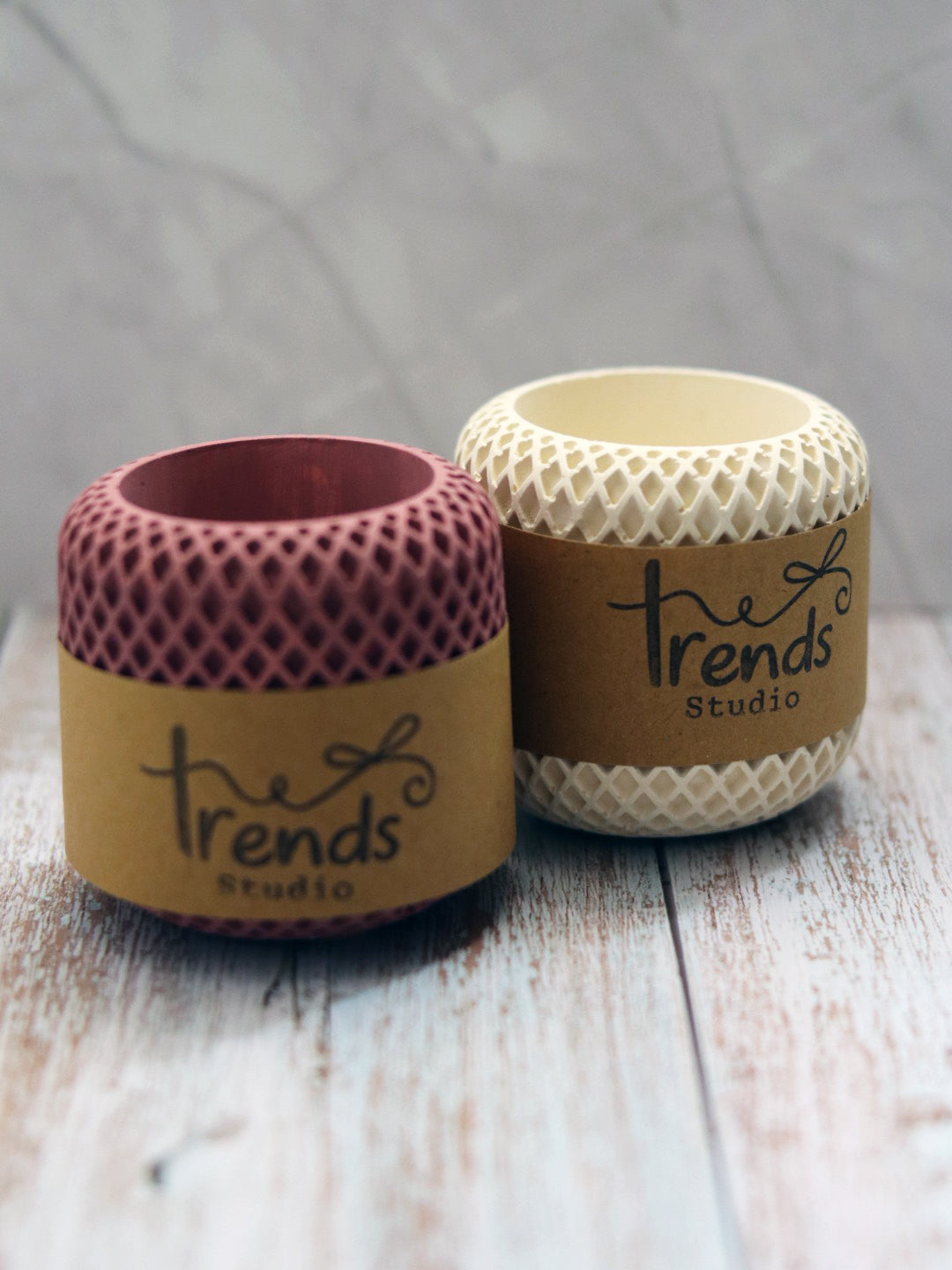 Studio Trinkets: Round Honeycomb Jar
