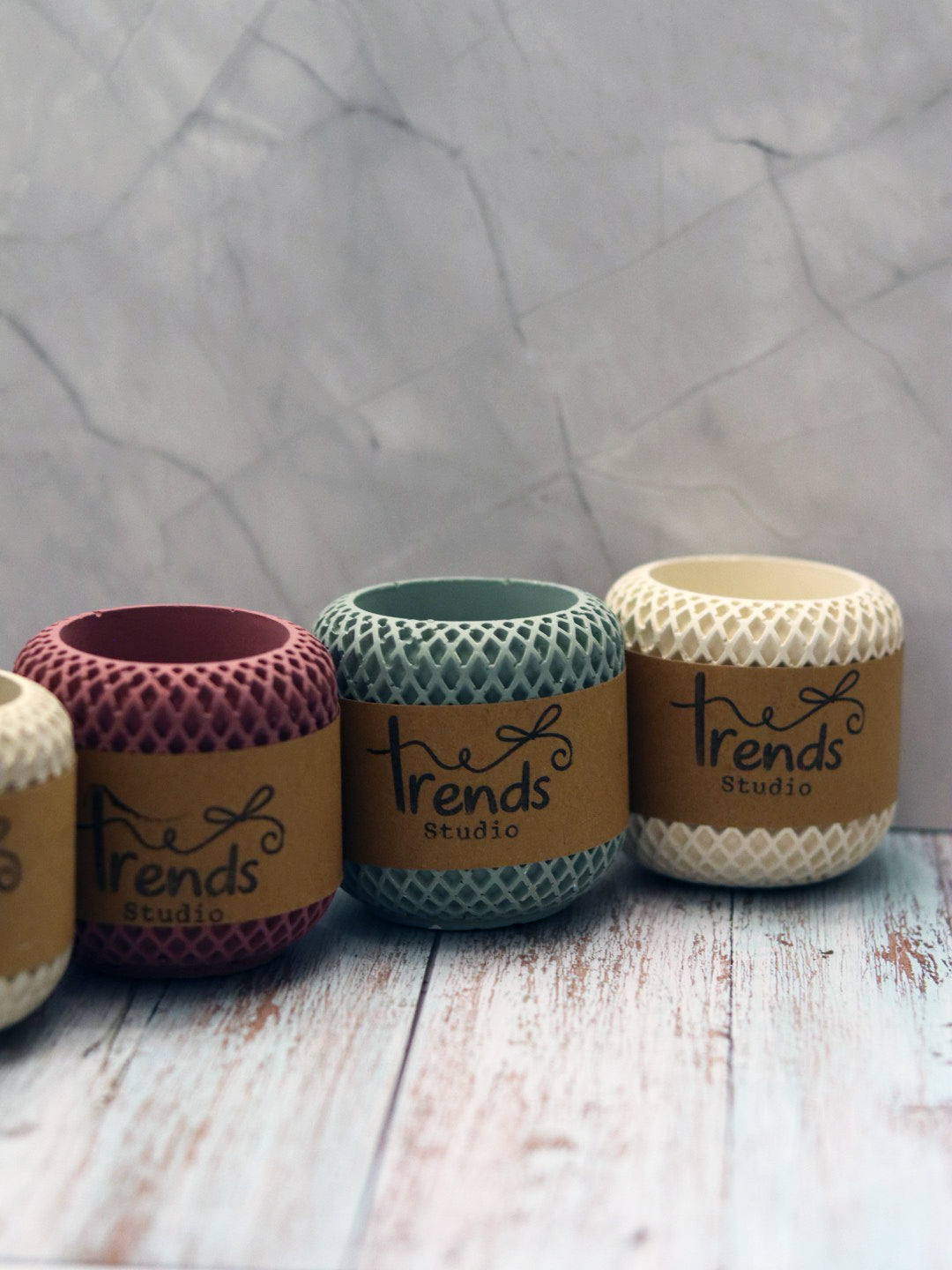Studio Trinkets: Round Honeycomb Jar