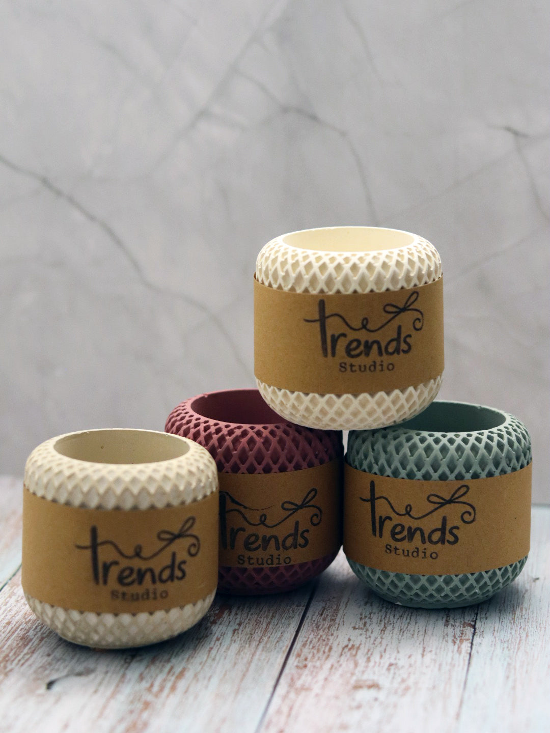 Studio Trinkets: Round Honeycomb Jar