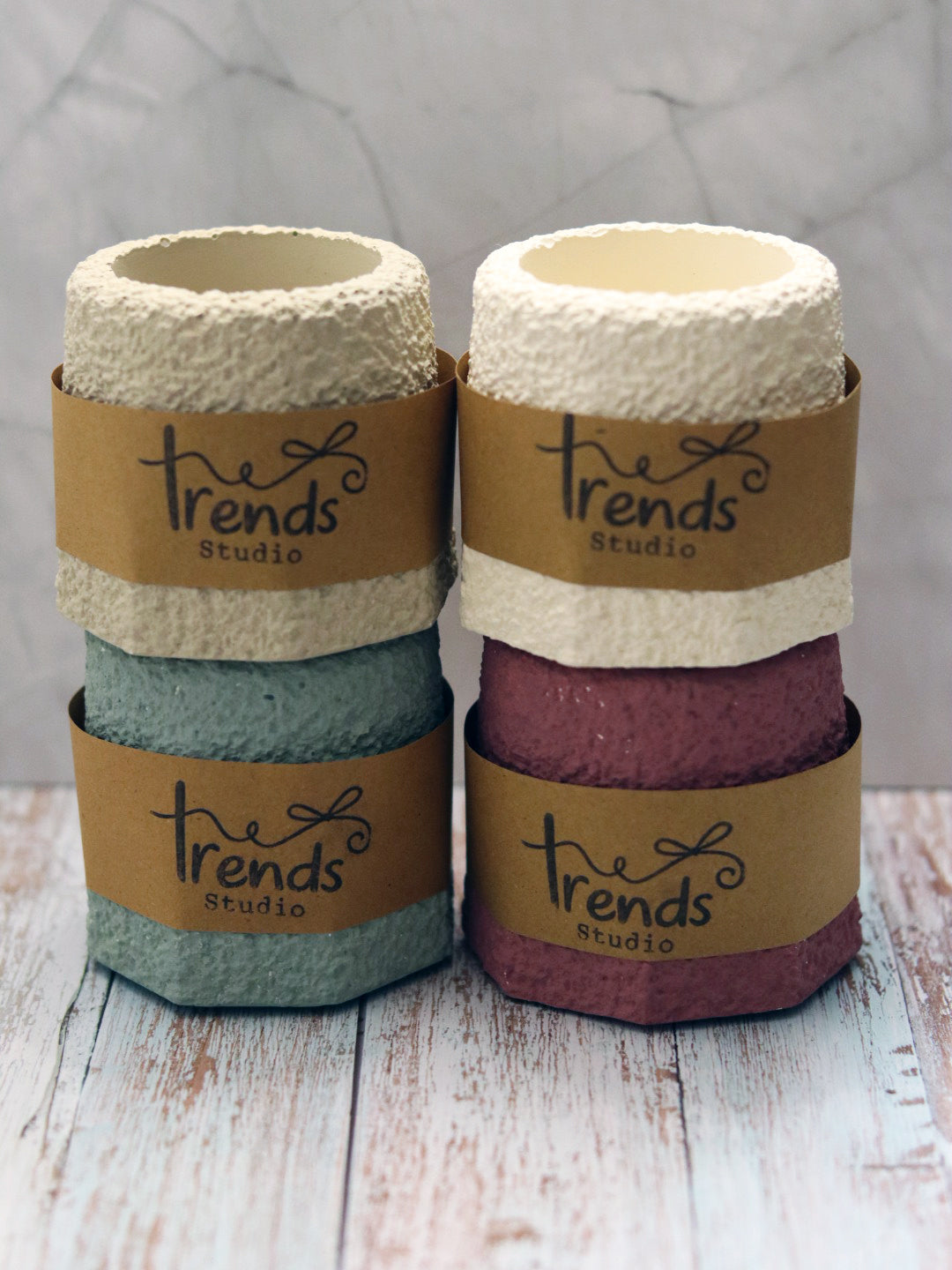 Studio Trinkets: Textured Hexagon Jar