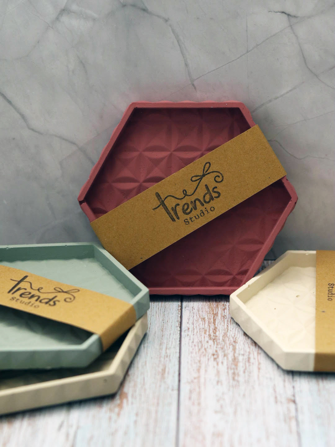 Studio Trinkets: Geometric Hexagon Tray