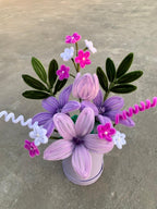 Handmade Velvet Bloom Box – Everlasting Luxury Floral Arrangement