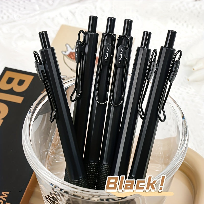 Moka Black Warrior Quick Drying Gel Pen Black 0.5mm