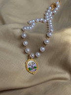 Bridgerton Inspired Vintage Charm Pearl Pendant Necklace