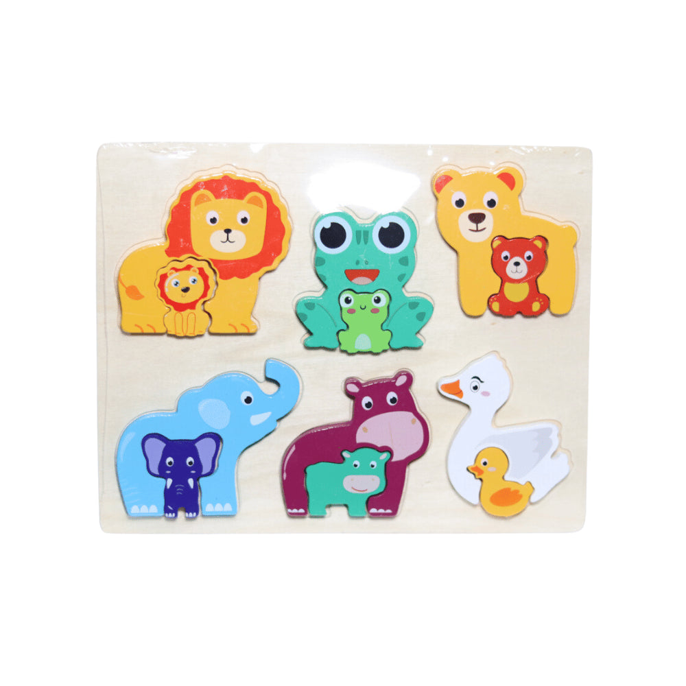 WOODEN PEG ANIMALS PUZZLE SET WP-036