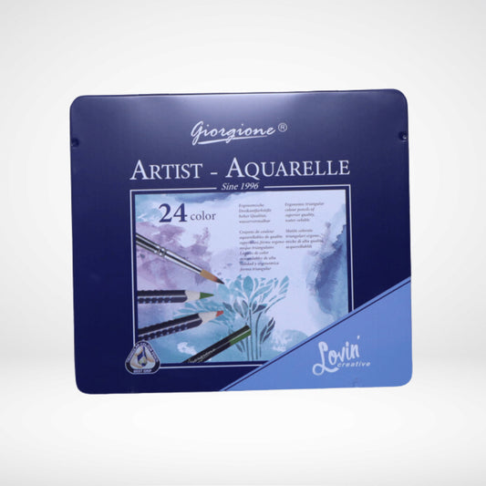 GIORGIONE ARTIST AQUARELLE 24 COLORS G-SR24