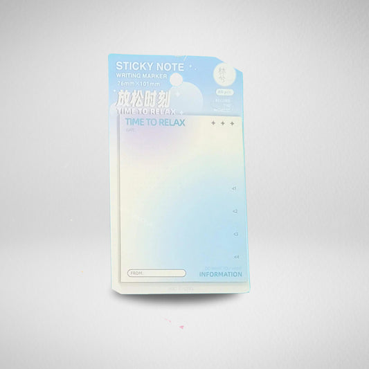 FANCY STICKY NOTES  76x101mm LX-83004