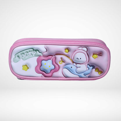 PENCIL POUCH 3D CUTE RABBIT