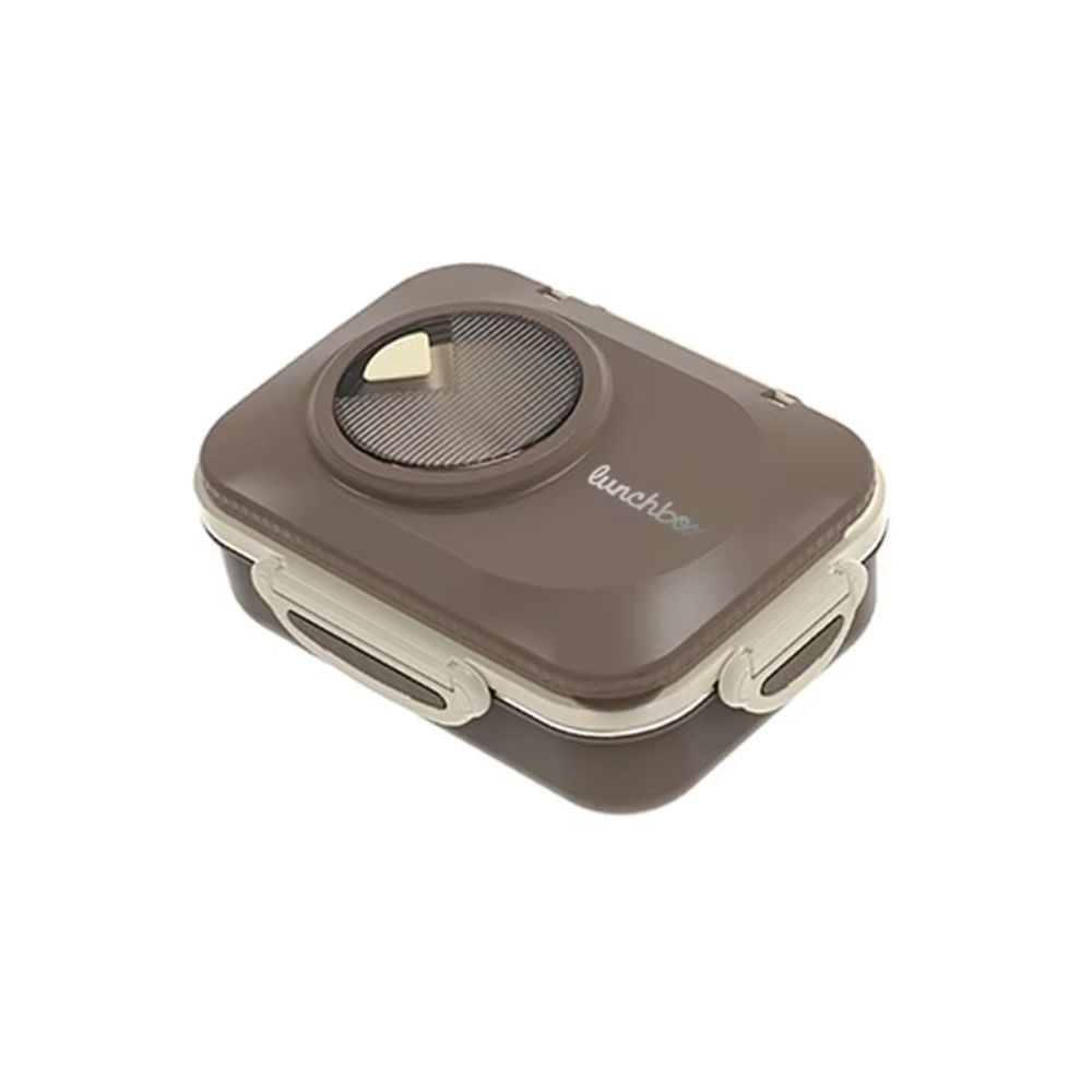 Stainless Steel Lunchbox with Soup Bowl 1100 ml & 3 Compartments