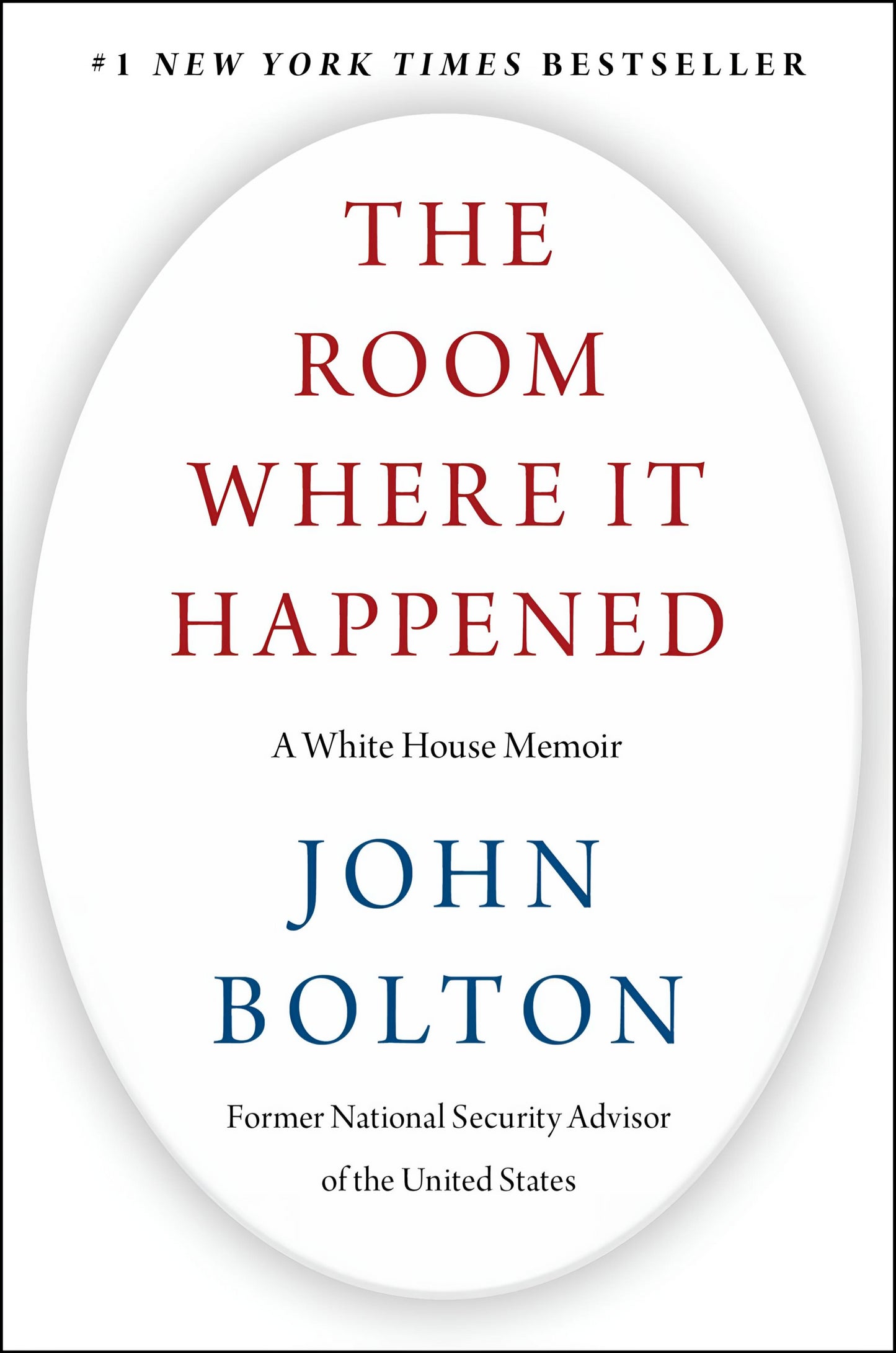 THE ROOM WHERE IT HAPPENED BY JOHN BOLTON