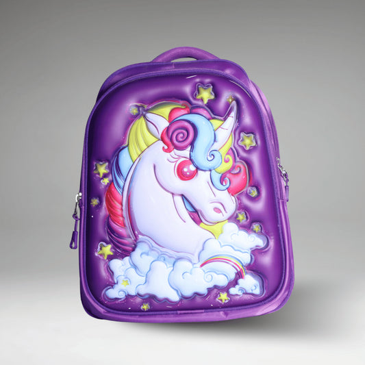SHOULDER BAG EMBOSS 14" RAINBOW UNICORN 2024